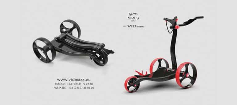 Vidmaxx propose Mirus, le chariot de golf nouvelle génération